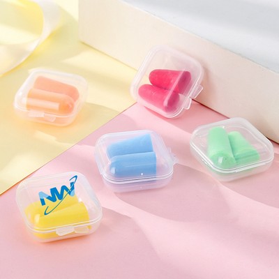 Earplugs in Plastic Case