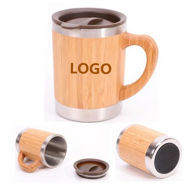 10 Oz. Wooden Coffee Mug