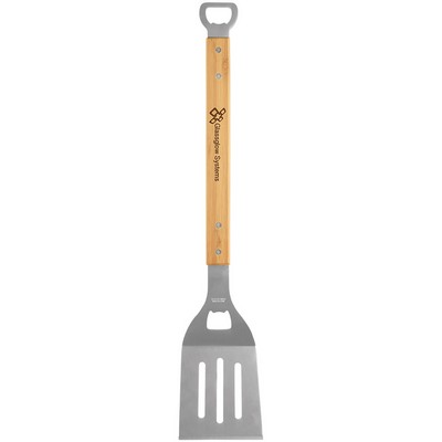 Bamboo BBQ Spatula & Bottle Openers