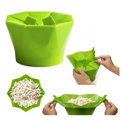 Collapsible Folded Household Popcorn Holder