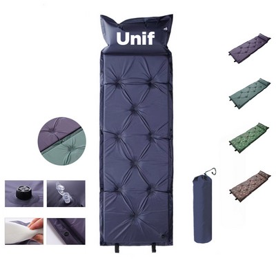 Inflatable Sleeping Mattress With Pillow