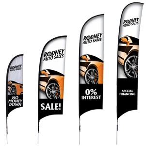 7', 9', 13' & 17' Razor Flags with Hardware