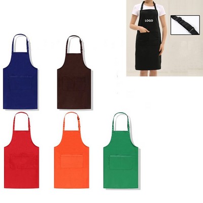 Cotton Adjustable Bib Apron