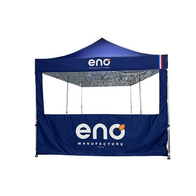 Pop up tent 10 ft wall 1-sided with window