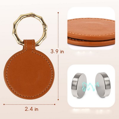 PU Leather Handbag Hat Clip