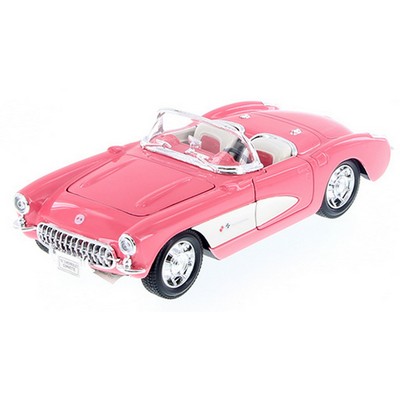 7" 1957 Chevy Corvette Convertible Diecast