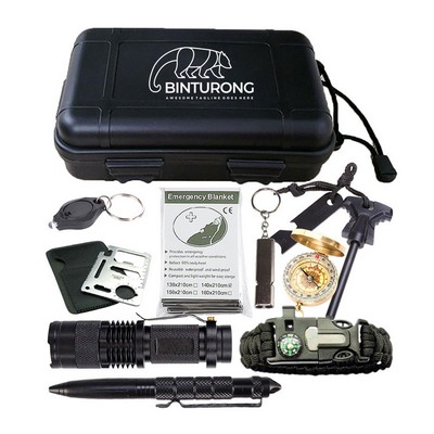 Outdoor Camping Survival Multi-functional Tool Emergency Box