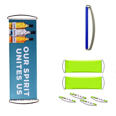 Retractable Hand-Held Scroll Banner