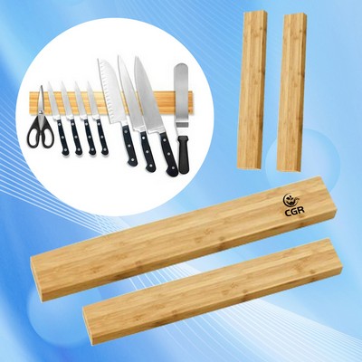 Eco Bamboo Magnetic Knife Rack