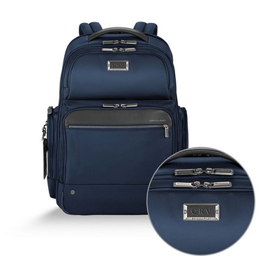 Briggs & Riley @Work Large Cargo Backpack - Navy w/Black Trim