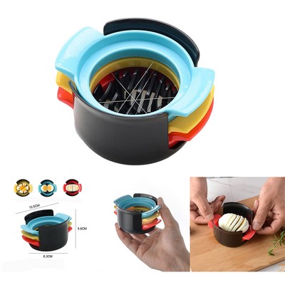 Stainless Steel 3 in 1 Egg Slicer