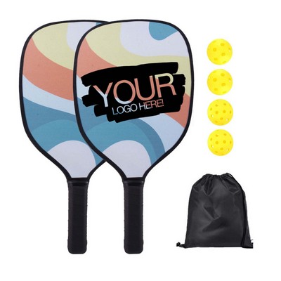 Pickleball Wood Paddle Set