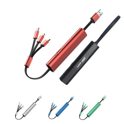 Retractable 3 in 1 Charging Travel Cable Phone Charger