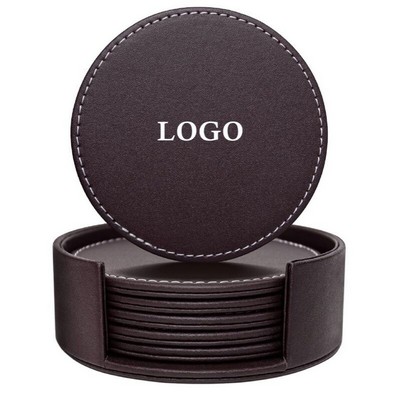 PU Leather Drink Coasters