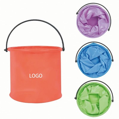 Folding Beach Sand Play Bucket