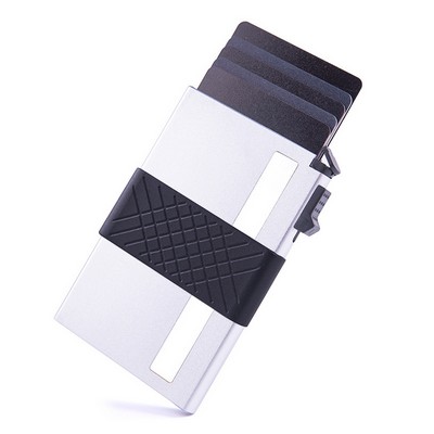 RFID Hightlight-Line Pop-up Card Holder W/ Removable Elastic Band