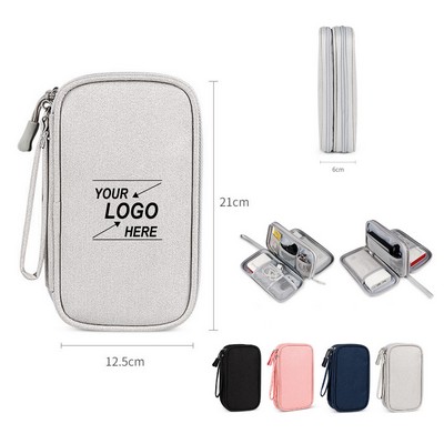 Travel Electronics Organizer Cable Storage Bag