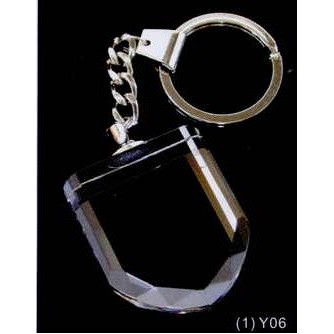 Anchor Optic Crystal Keychain