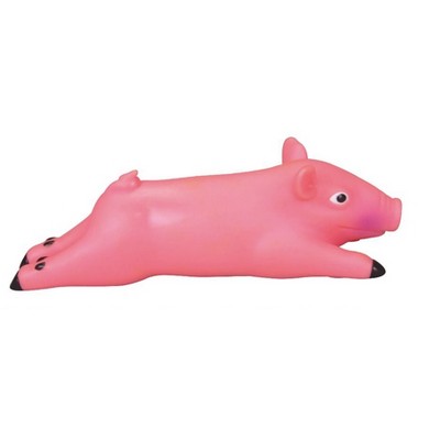 Rubber Squealing Pig Dog Toy