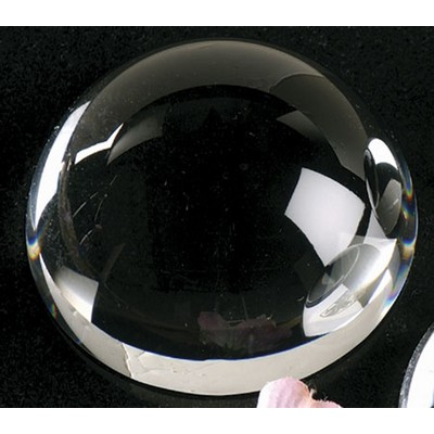 4" Dome Magnifier Crystal Paperweight