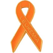 Leukemia Awareness Ribbon Lapel Pin