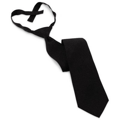 Red Velcro Poplin Tie - 18"