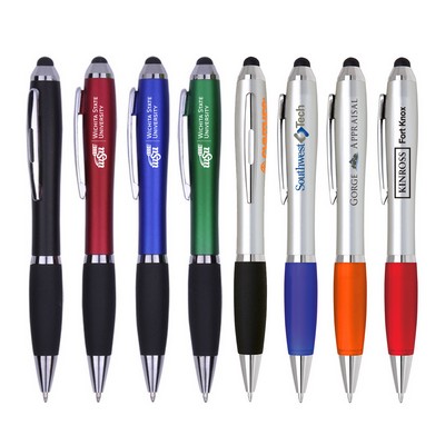 Twist action plastic stylus pen