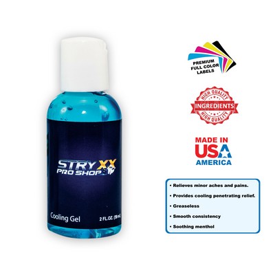 Cooling Gel MENTHOL & CAMPHOR - 2 Oz Round w/Disc Cap