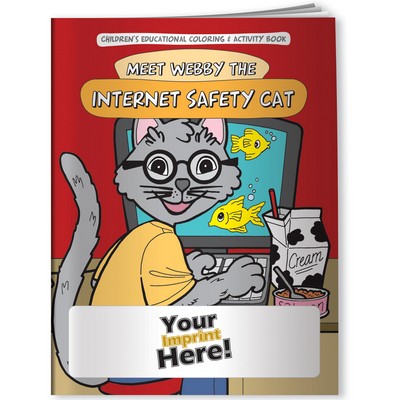 Coloring Book - Meet Webby The Internet Safety Cat