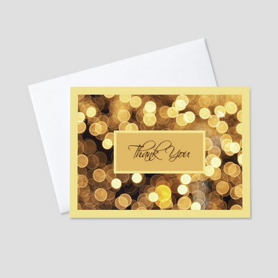 Bright Lights Thank You Greeting Card