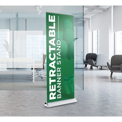 High Quality Retractable Banner Stand Package (36" x 78" )