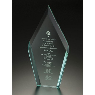 8" Beveled Pear-Shape Award