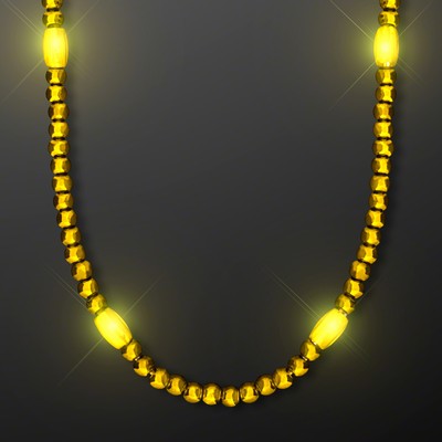 Groovy Golden Yellow LED Party Beads - BLANK