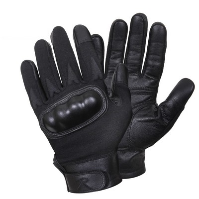 Black Hard Knuckle Cut and Fire Resistant Gloves