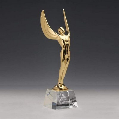 Winged Achievement on Optical - 24K Gold 16¼"