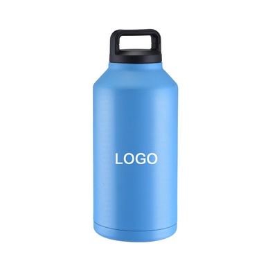 64 Oz. Double Wall Vacuum Stainless Steel Water Bottle