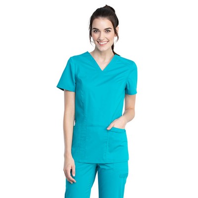 Cherokee® Workwear Revolution Tech Women's V-Neck Scrub Shirt