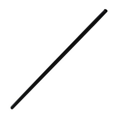 8.25" Jumbo Black Plastic Straws