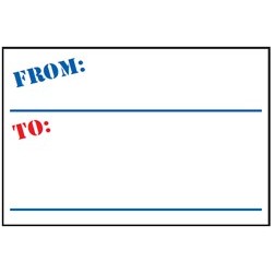 From: / To: Mailing Label - 4.5" x 3"