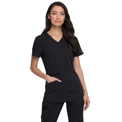 Dickies® Balance Women's Mock Wrap Scrub Top