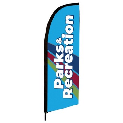 7' Double Face Tent Wave Banner™ Kit