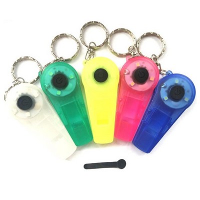 LED Whistle Keychain