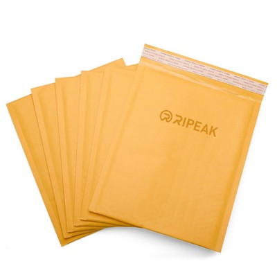 7.1 x 6.3 Inch Kraft Bubble Mailer Self Seal Padded Envelopes for Shipping/ Packaging/ Mailing