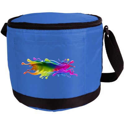 Round Cooler Bag (6 cans) - Full Color Transfer (6" x 8")