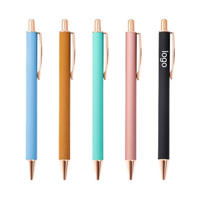 Retractable Metal Ballpoint Pens