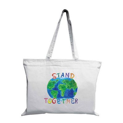 Basic Zipper Tote Bag - 1 Color (20"x15")