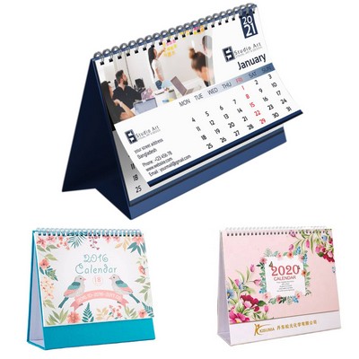 Flip Over Paper Printing Table Desk Calendar