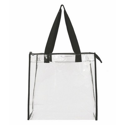 O.A.D. Clear Zippered Tote