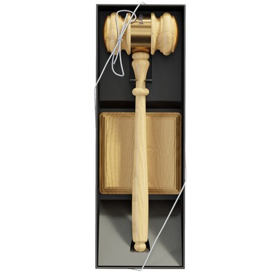 The Director's Set - 10 1/2" Oak Style gavel & So