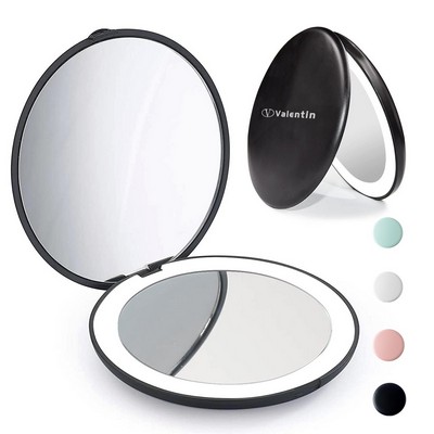 10x Magnification Compact Mirror with Light